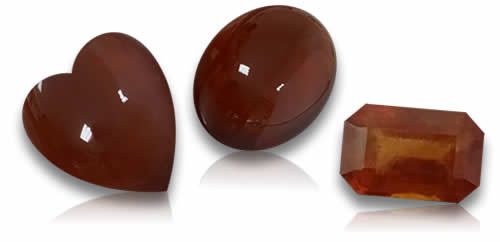Hessonit Granat Edelsteine