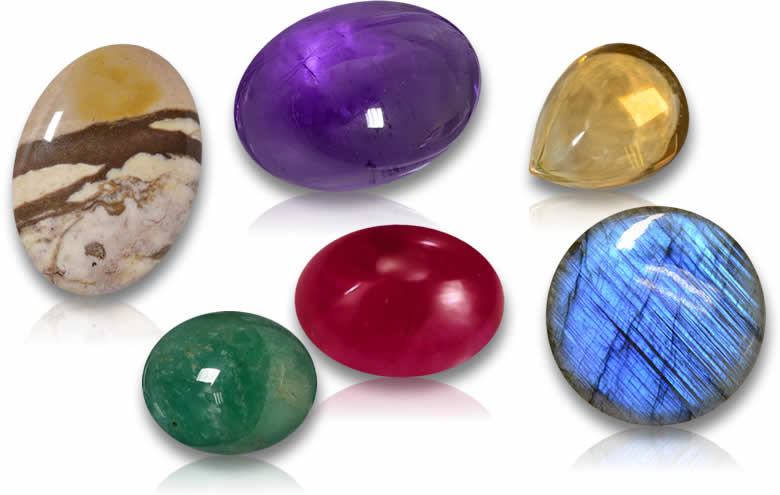 Cabochon Gemstones: Natural, Oval, Round Cabochon Stones, Wholesale Cabochon Gems, Loose Cabochons