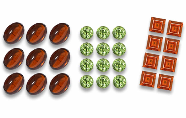 Loose Calibrated Garnet: Buy Natural Calibrated Garnet Stones for Jewelry, Wholesale Calibrated Garnet