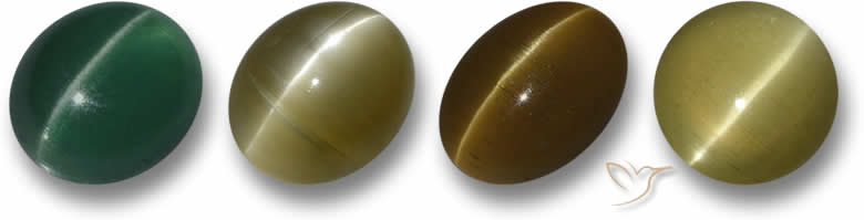 Katzenaugen-Apatit-Edelsteine
