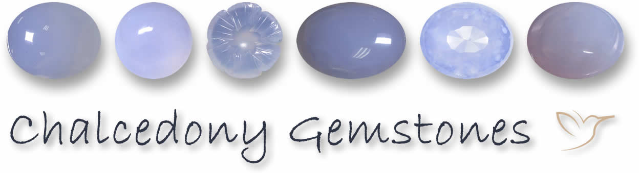 Natürliche Chalcedon-Edelsteine