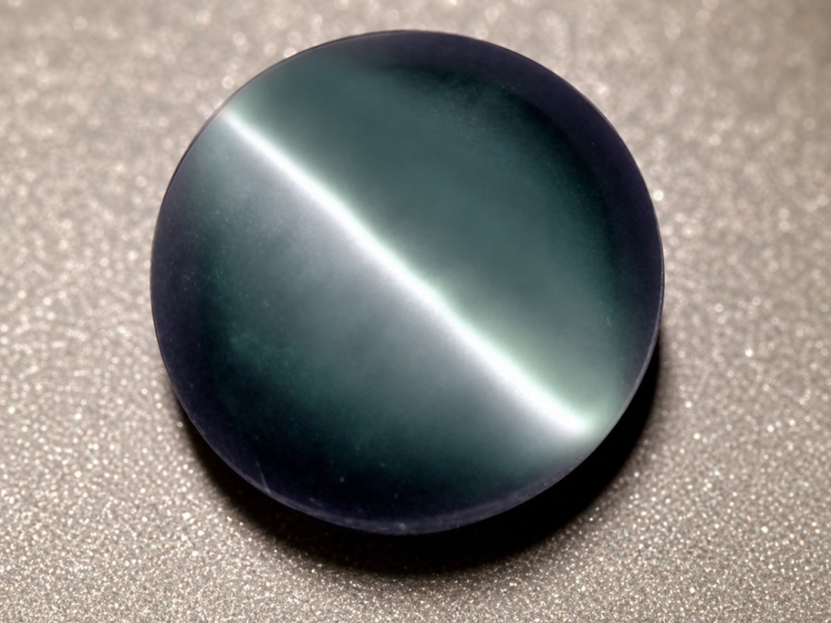 Nahaufnahme von natürlichen Chrysoberyll-Katzenaugen-Edelsteinen