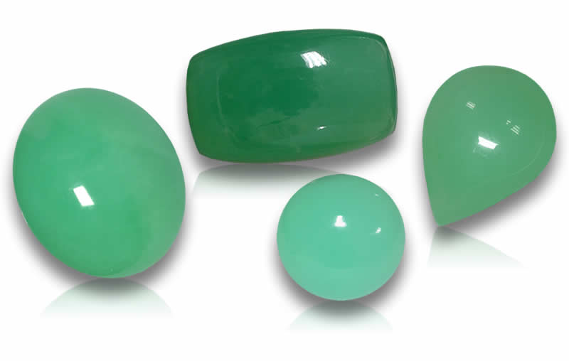 Chrysopras-Cabochons kaufen