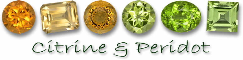 Citrin und Peridot