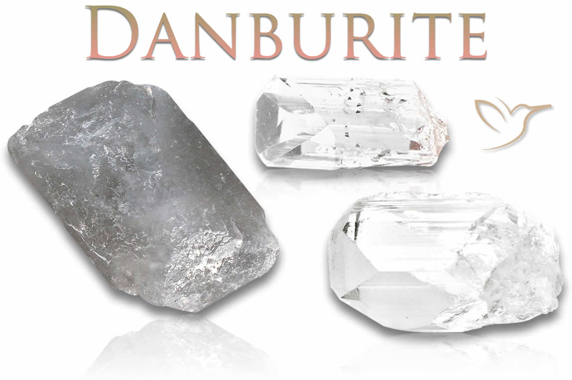 Weiße Danburit Rohsteine