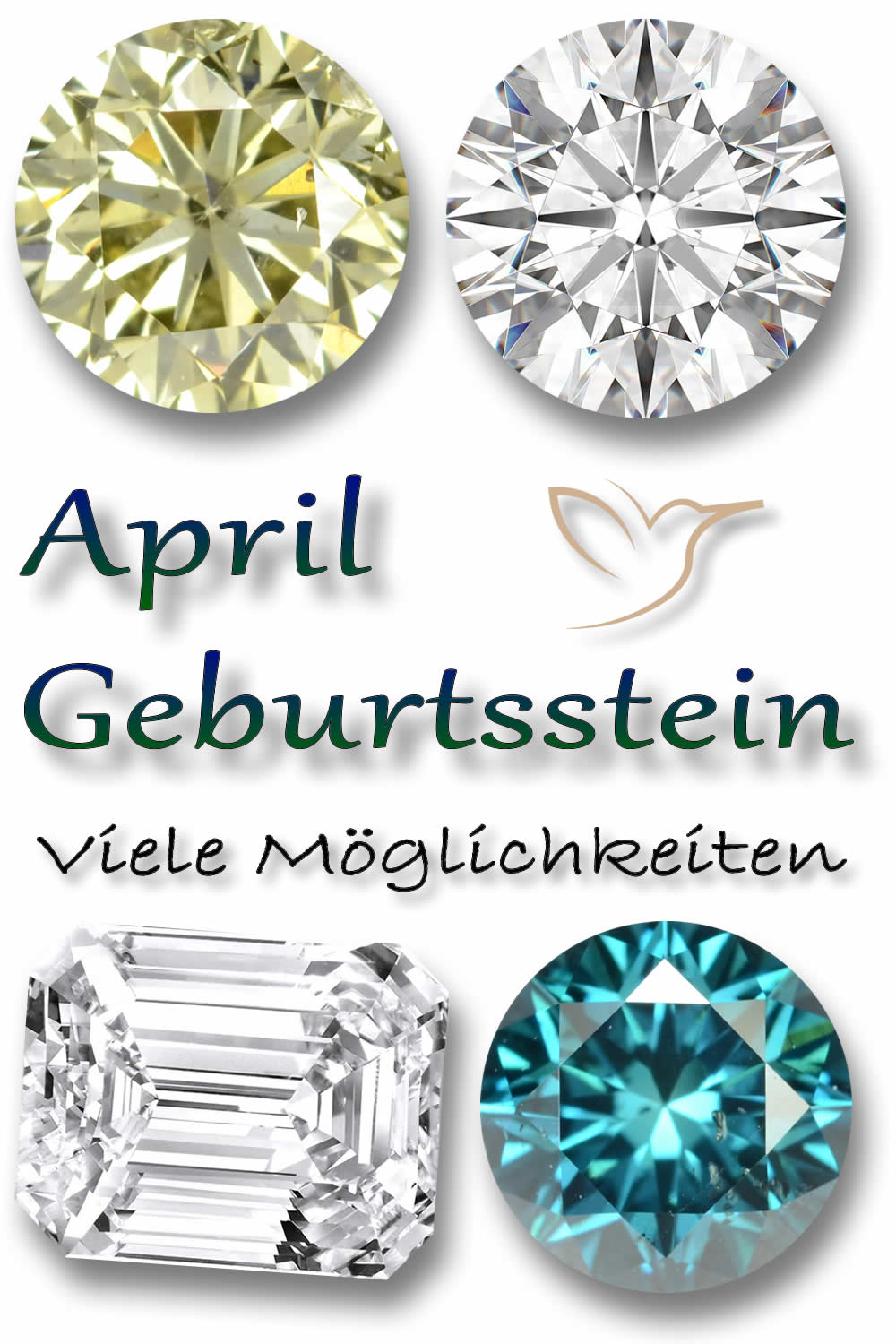 April Geburtssteine bei GemSelect