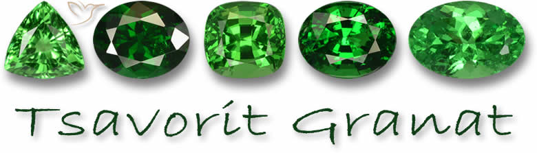 Tsavorit Granat Edelsteine