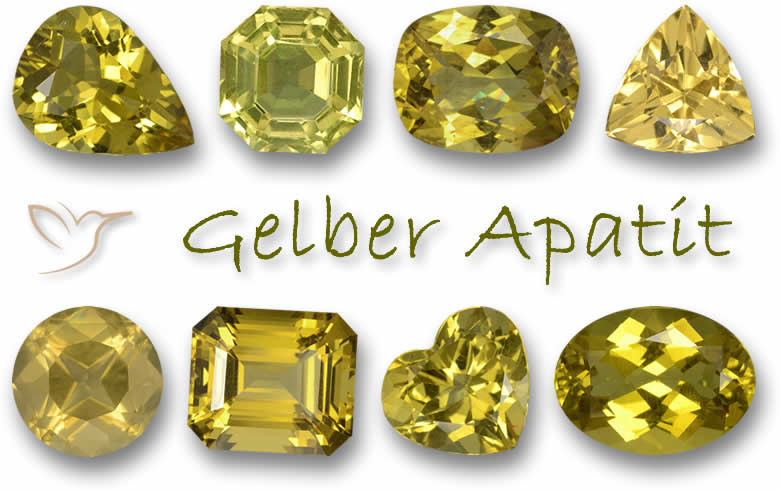 Gelber Apatit Edelsteine kaufen