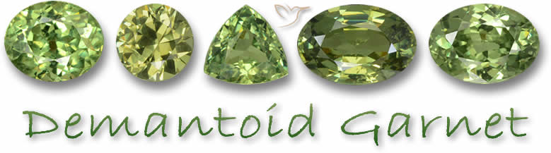 Kaufen Sie Demantoid-Granat-Edelsteine