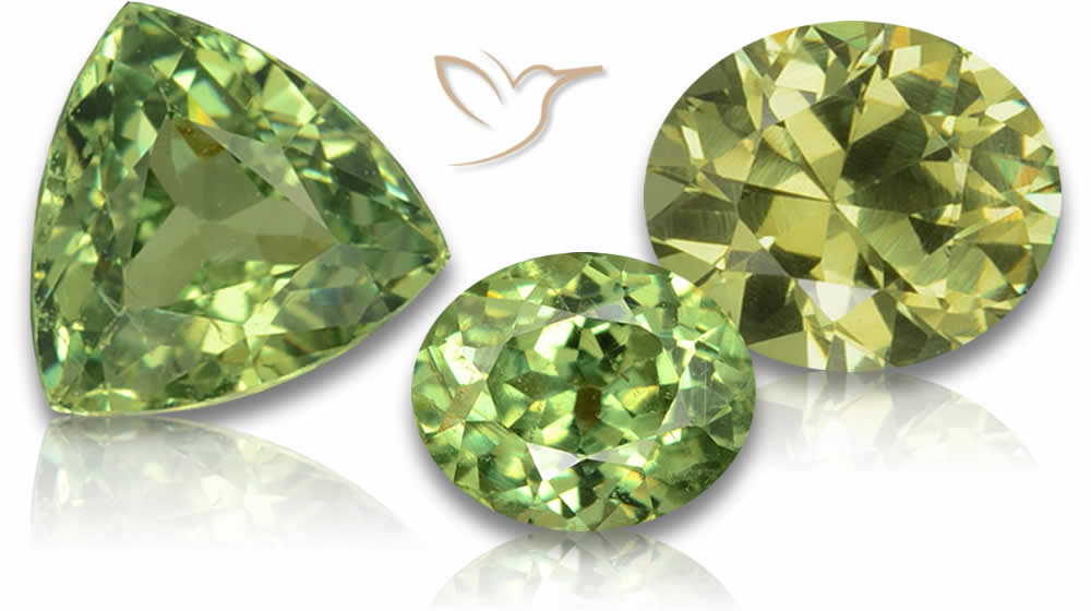 Demantoid-Granat-Edelsteine