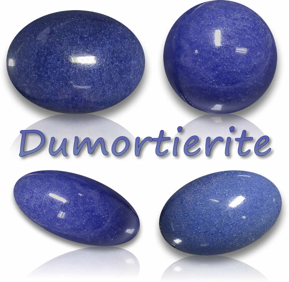 Natürliche Dumortierit-Edelsteine