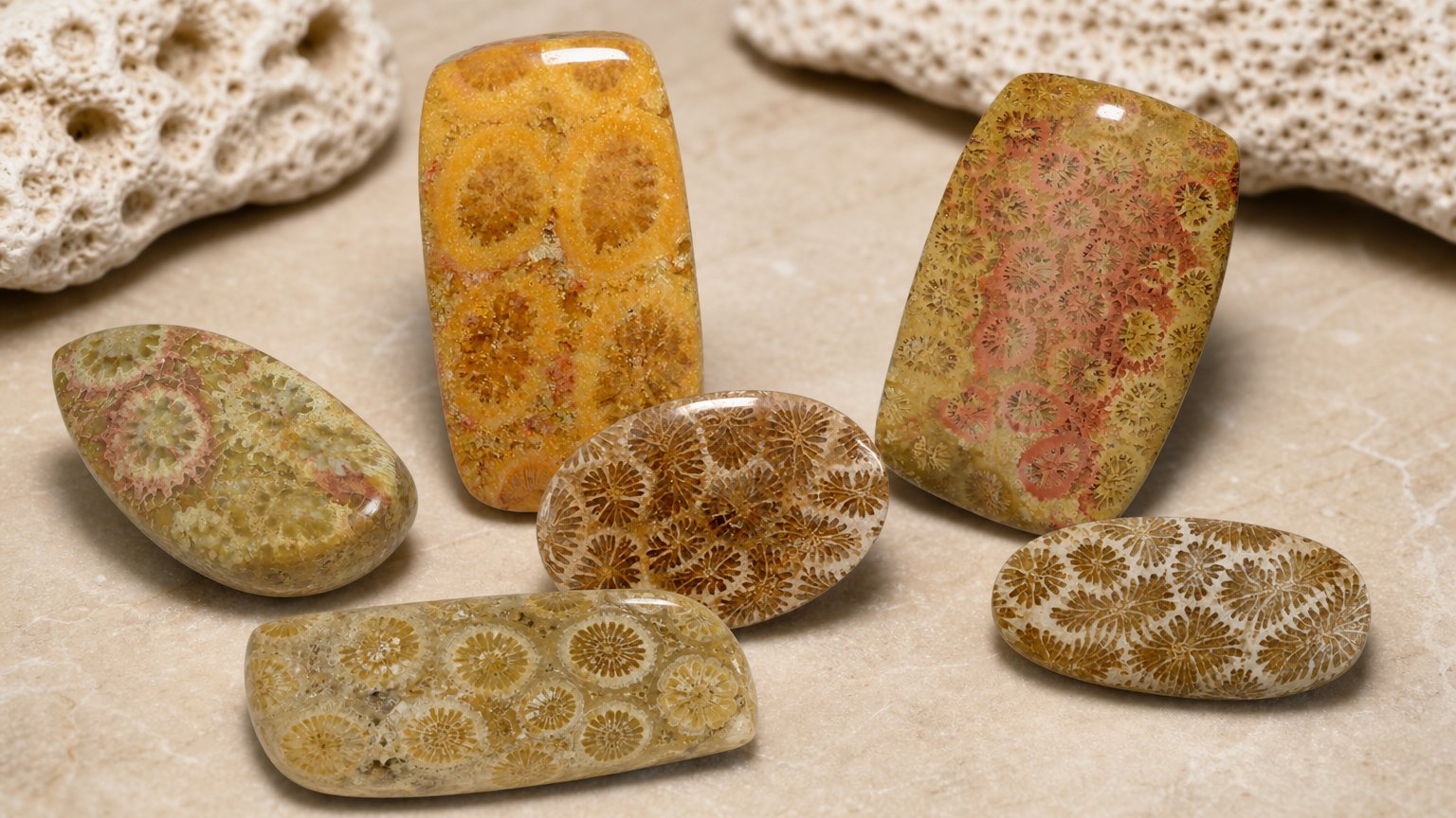 Natürliche fossile Korallen-Edelsteine – Kaufberatung