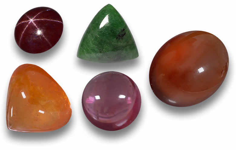 Garnet Cabochons - Natural, Certified Gemstones