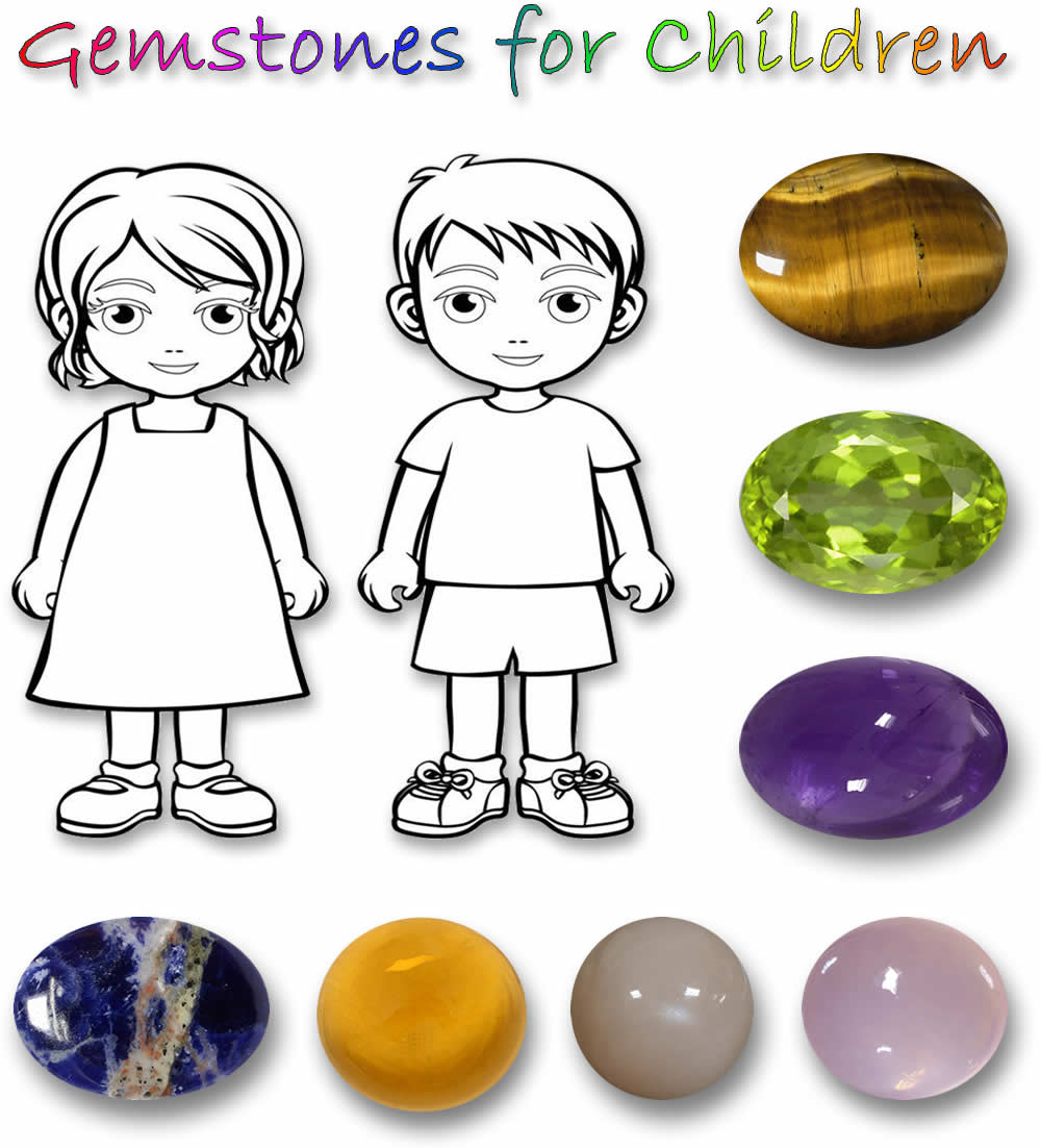 Edelsteine für Kinder