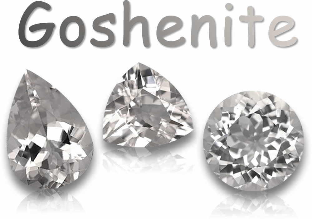 Natürliche Goshenit-Edelsteine