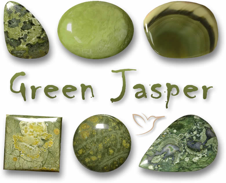 Kaufen Sie grüne Jaspis-Edelsteine