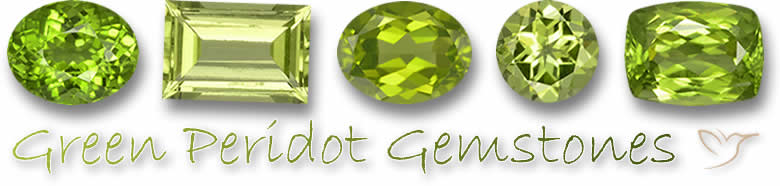 Grüne Peridot Edelsteine