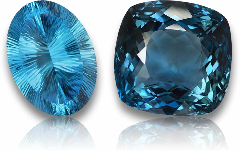 Riesiger blauer Topas zu verkaufen