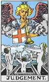 Tarotkarte - Urteil