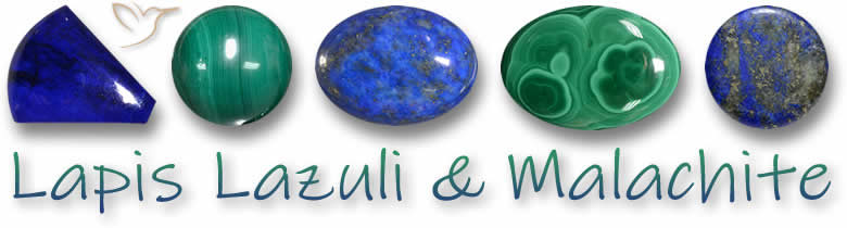Lapislazuli und Malachit