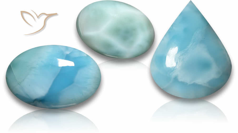 Pektolit/Larimar-Edelsteine