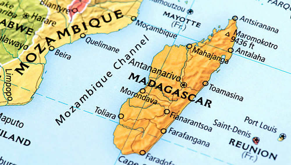 Karte von Madagaskar
