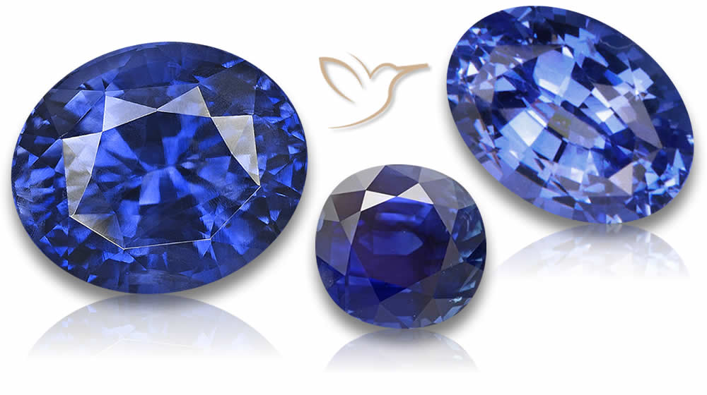 Blaue Madagaskar-Saphire