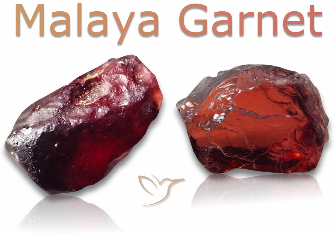 Rohe Malaya Granatsteine