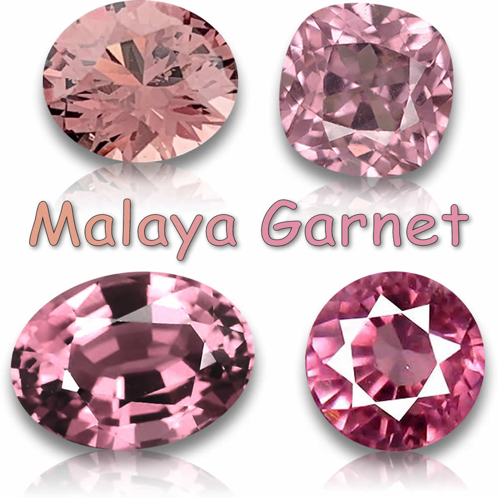 Natürliche Malaya-Granat-Edelsteine