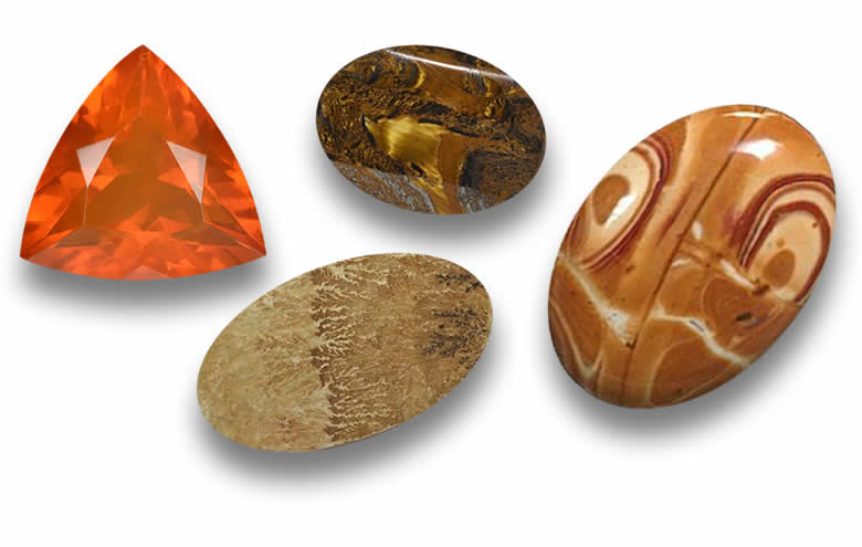 Gemstones from Mexico: Mexican Fire Opals, Turquoise, Obsidian, Jasper. Wholesale Mexican Gemstones