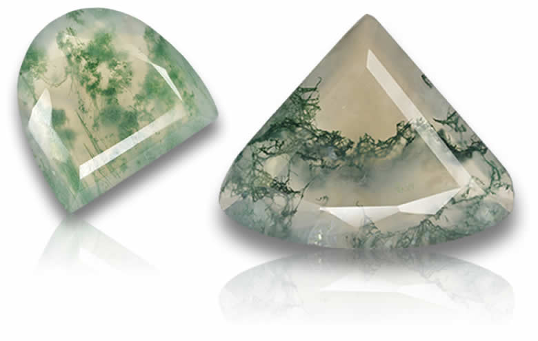 Loose Moss Agate Stones - Shop Natural Green Moss Agate Gemstones, Cabochons for Jewelry