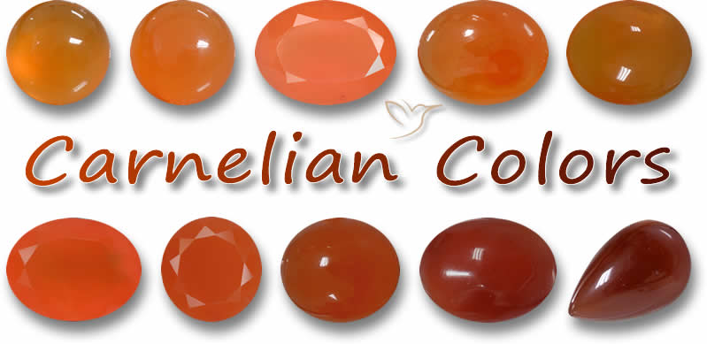 Farbpalette des Karneols