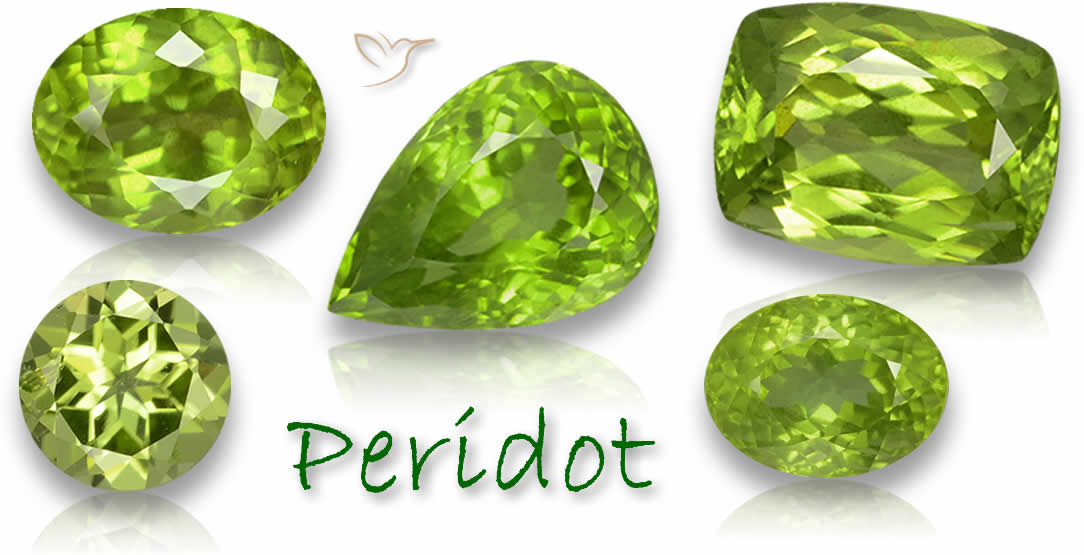 Natürliche Peridot-Edelsteine