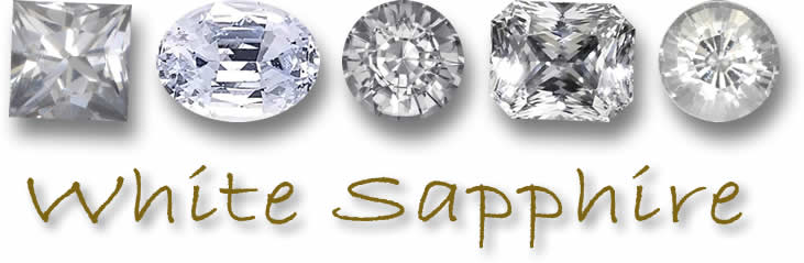 Weißer Saphir