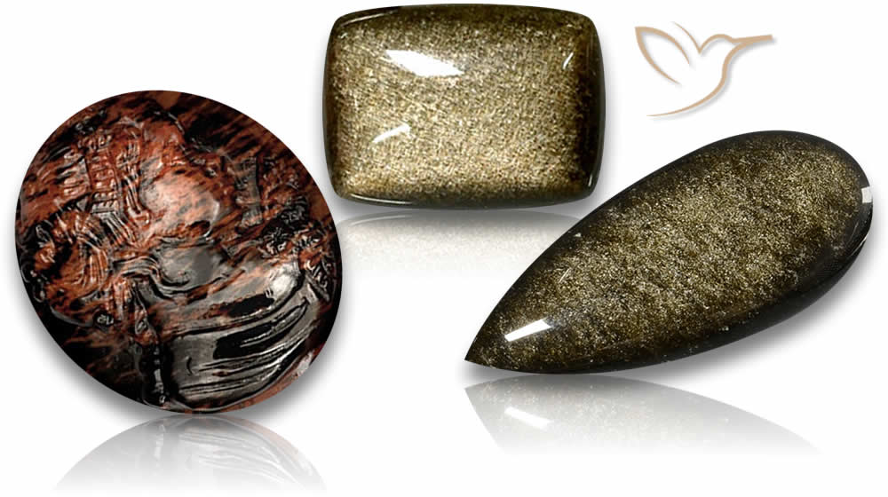 Obsidian-Edelsteine