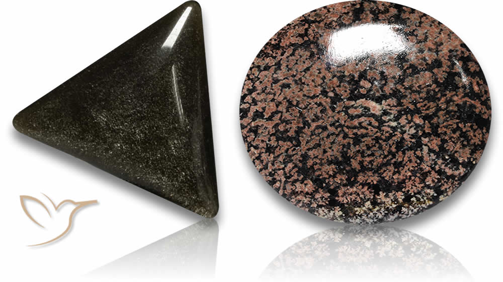 Obsidian-Edelsteine