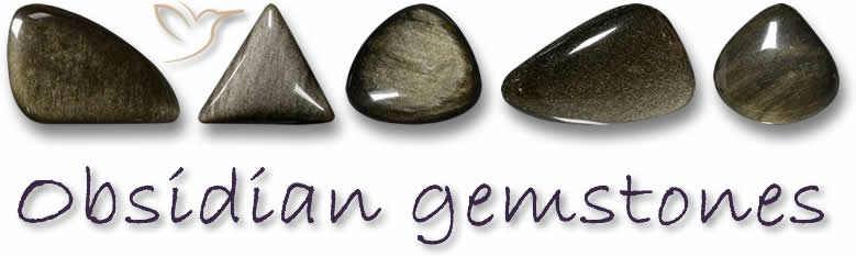 Obsidian-Edelsteine