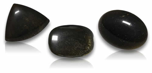 Natürliche Obsidian-Edelsteine