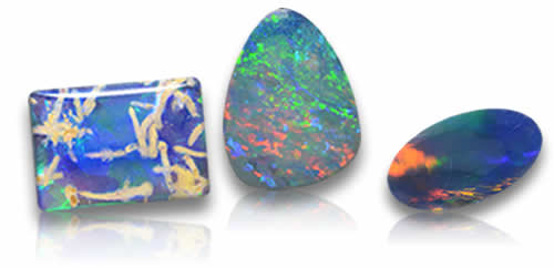 Opal-Dublette-Edelsteine