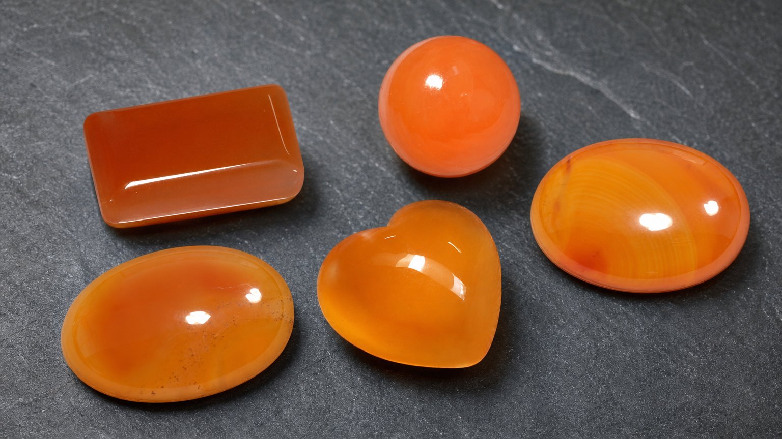 Natürliche orangefarbene Achat-Edelsteine – Kaufberatung