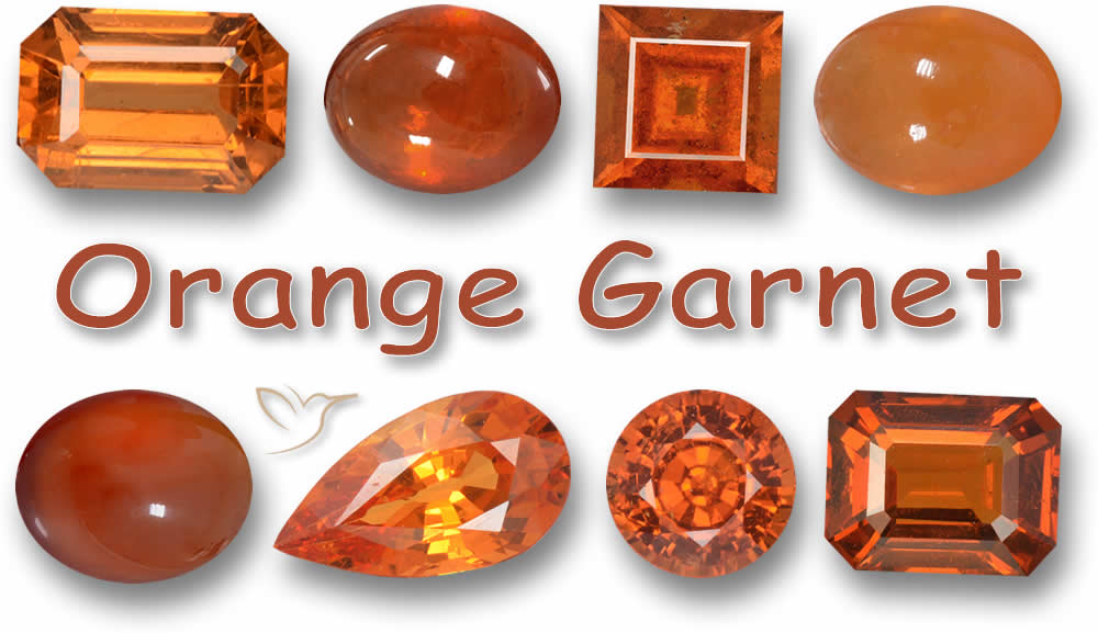 Kaufen Sie Orangen-Granat-Edelsteine