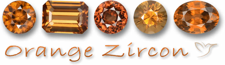 Orange Zirkon Edelsteine kaufen