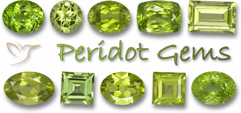 Natürliche Peridot-Edelsteine
