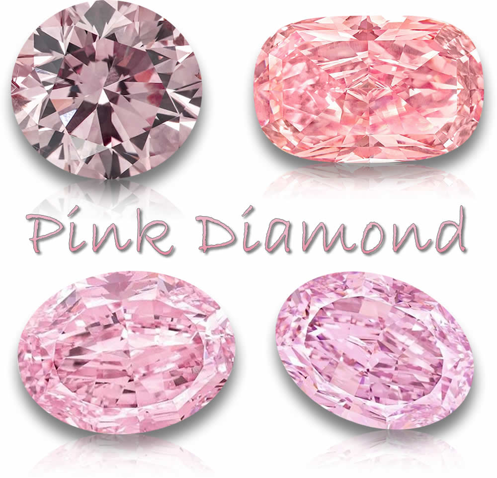 Natürliche rosa Diamant-Edelsteine
