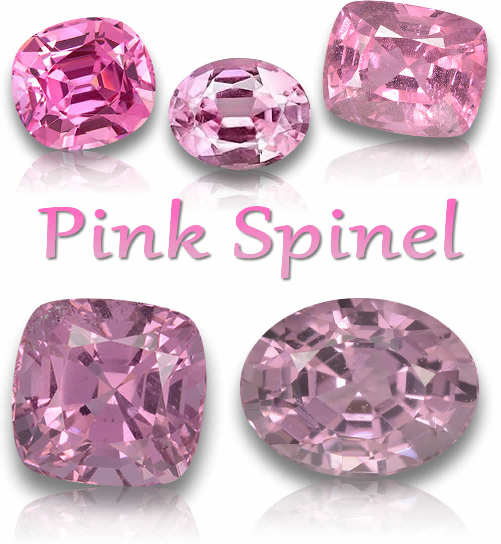 Natürliche rosa Spinell-Edelsteine