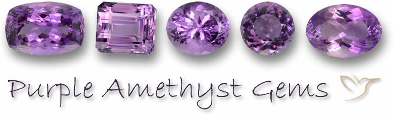 Lila Amethyst Edelsteine
