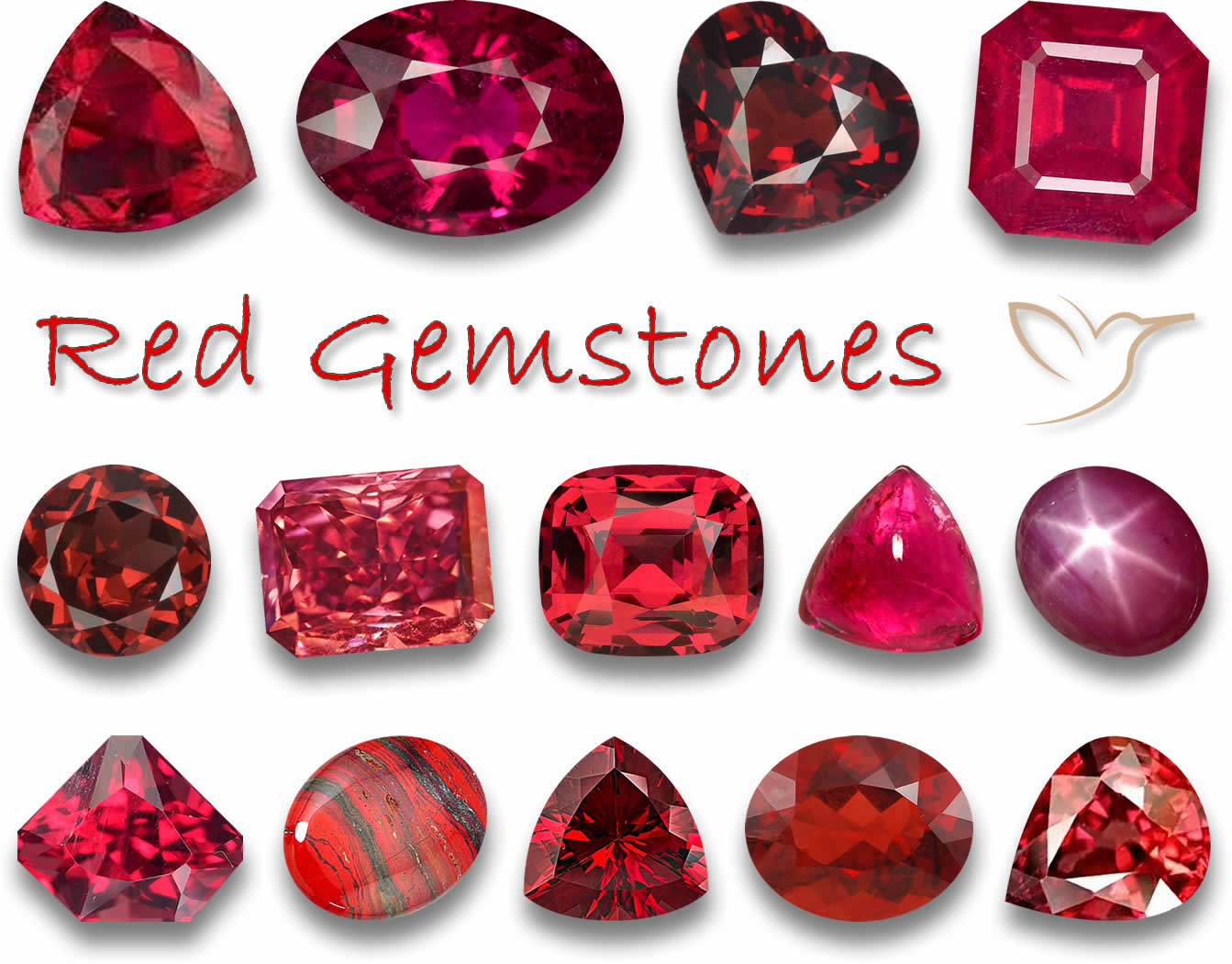 Rote Edelsteine