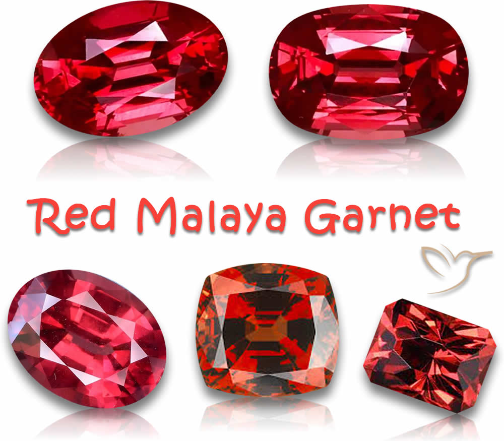 Kaufen Sie rote Malaya-Granat-Edelsteine