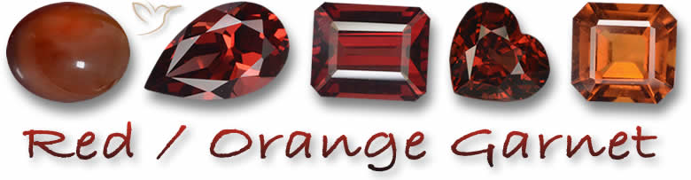 Rot-Orange Granat