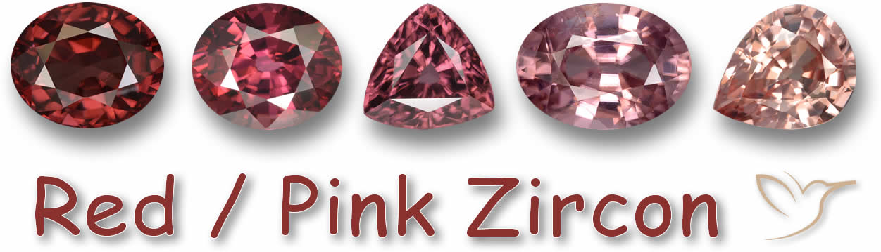 Rot/Rosa Zirkon Edelsteine kaufen